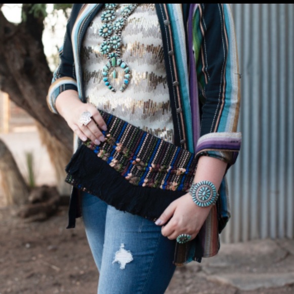 🆕 Stella & Dot Taj Clutch - Metallic - Picture 5 of 5